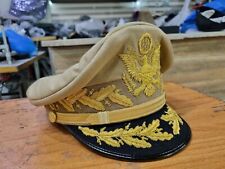 US Army Peak Cap General Douglas Macarthur's Uniform Military Khaki Hat