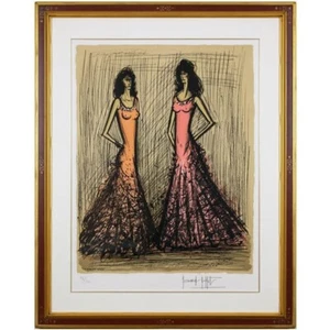 Bernard Buffet "Mercedes and Frasquita" Lithograph Edition Autographed Framed - Picture 1 of 8