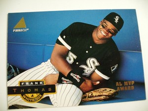 1994 Pinnacle Baseball ⚾ Frank Thomas - Chicago White Sox - Card #1 - AL MVP