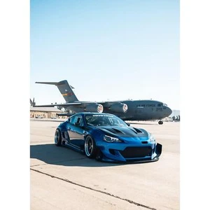 Sleek Widebody Toyota FRS Car Poster #006 - High Resolution Premium Wall Art Dec - Picture 1 of 15