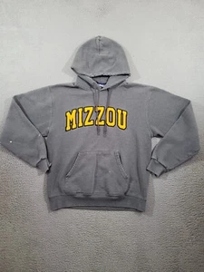 Sudadera con Capucha Mizzou Tigers Para Hombre Gris Medio Pullover Envejecido Grunge Ropa Deportiva Logo - Imagen 1 de 15