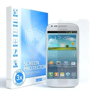 EAZY CASE 3x Vitre de Protection d'écran pour Samsung Galaxy S3 Mini Vitre de Protection Film en Verre Trempé - Photo 1/5