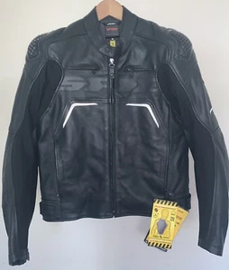 Spidi On Track Evorider BNWT Women's Leather Motorcycle Jacket Sz S / 36 / EU46 - Picture 1 of 9