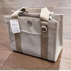 Lululemon Two Tone Canvas Tote Bag Mini 4.5l 🩷 Mojave Tan Light Ivory  Sold Out