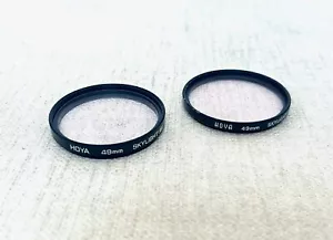 2 x HOYA JAPAN 49mm Skylight 1B Filters for camera lens SLR DSLR - Picture 1 of 1