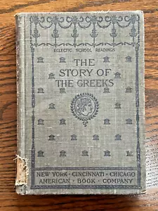 Antik 1896 Die Geschichte der Griechen Hardcover Buch Krieger - Bild 1 von 9