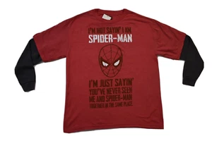 Marvel Youth Boys I m Not Saying I m Spiderman Funny Shirt NWT XS, L, XL - Picture 1 of 5