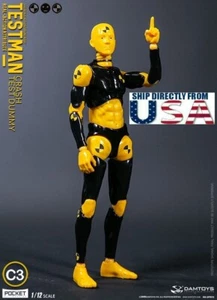 Damtoys 1/12 DPS10 FUN MAN Crash Test Dummy grau 6" Figur Hot Toys Mezco Figma - Bild 1 von 10