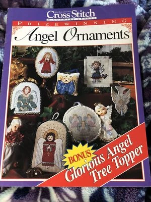 Cross Stitch & Country Crafts Prize Winning Angel Ornament Patterns 1995 - Image 1 of 2