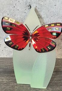 Swarovski Crystal ADENA Siam Red Paradise Exotic Butterfly #622737 Retired 