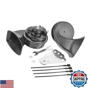 Universal Auto Hupe Upgrade Kit, 12V Hoch/Tief Zweifarbig Schneckenhorn, Lautes Wasser - Bild 1 von 5