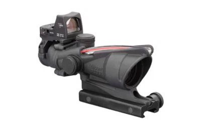 Retícula Trijicon 4x32 ACOG Dual Illum Red Chevron .223 con RMR tipo 2 3,25 MOA Foto 1 de 3