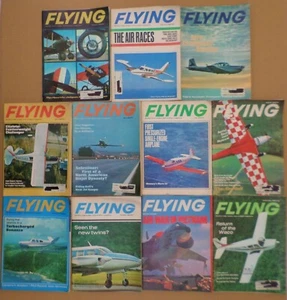 Flying Magazine Lot of 11 Issues Vintage 1966 Aviation Personal Aircraft Pilot - Picture 1 of 23