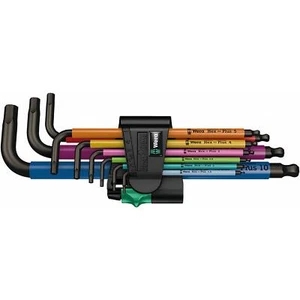 Wera 950 Hexagonal Bolígrafo y Multicolor Acero Inoxidable Llave L Set Métrico 9 piezas - Imagen 1 de 7