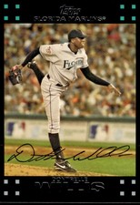 2007 Topps Dontrelle Willis Florida Marlins #100