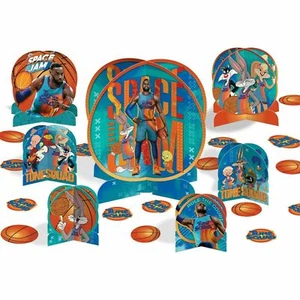 SPACE JAM New Legacy TABLE DECORATING KIT ~ Looney Tunes Birthday Party Supplies - Picture 1 of 3