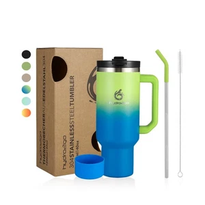 hydro2go® Thermobecher 1200ml Earth | Strohhalm | 12h kalt / 10h heiß - Bild 1 von 9