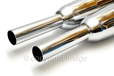 Triumph TR6 T120 Bonneville Silencers 1963-70, 70-5866. Great Quality - Image 1 of 4