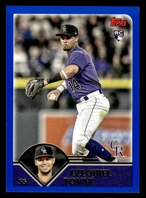 2023 Topps Archives #217 Ezequiel Tovar Rookie Rookie ROCKIES - Image 1 of 2