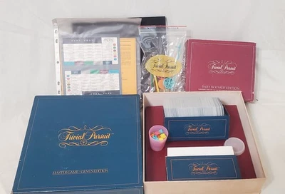 Vintage 1981 Trivial Pursuit Master Board Game Complete Genus &Baby Boomer Ed's - Image 1 of 4