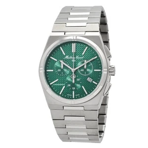 Mathey-Tissot Zoltan Chrono Chronograph Quartz Green Dial Men's Watch H117CHAV - Picture 1 of 3