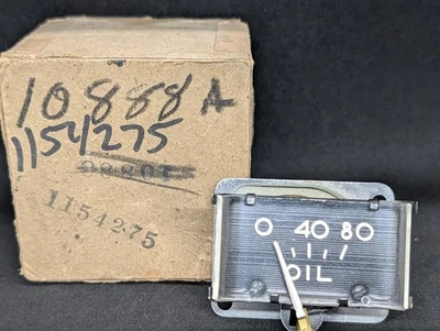 NOS 1946 1947 1948 DESOTO S11 INDICADOR DE PRESIÓN DE ACEITE INDICADOR DE TABLERO 1154275 Foto 1 de 4