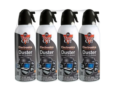 Falcon Dust-Off Compressed Gas Duster, 10oz., 4 Pack - Image 1 of 4
