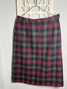 Gonna vintage PENDLETON a quadri completamente foderata in flan lana anni 80 90 - Foto 1 di 16