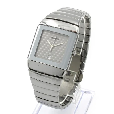 Reloj Pulsera Rado Diastar Sintra 152.0332.3 Cuarzo Cerámica 7 pulgadas 28MM Estuche #WB3537-2 Foto 1 de 4