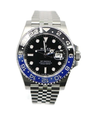 Rolex GMT-Master II Batgirl Stainless Steel Watch 126710BLNR - image 1 of 4