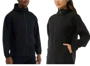 32 Degrees Cool Unisex  Waterproof Rain Jacket Black, Men's S / Women's  L/XL - Picture 1 of 6