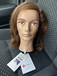 Pivot Point Mannequin Head Auburn 100% Human Hair - New With Tags - Picture 1 of 6