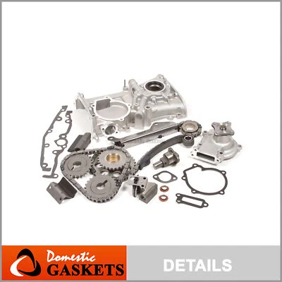 Fit 91-99 Nissan Sentra 200SX NX 1.6L Timing Chain Oil&Water Pump Kit GA16DE - Image 1 of 4