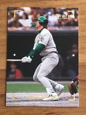 1997 Topps Gallery Photo Gallery #PG8 Mark McGwire Athletics insert