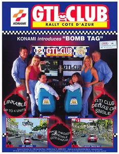 Folleto/folleto/anuncio/video arcade GTI Club by Konami - Imagen 1 de 2