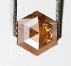 1.25Ct Brown Color Hexagon Shape Diamond, Sant And Pepper Natural Loose Diamond