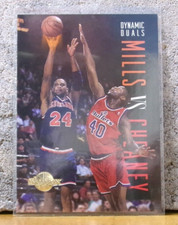 BASKETBALL CARD SKYBOX DYNAMIC DUALS CHRIS MILLS VS. CALBERT CHEANEY