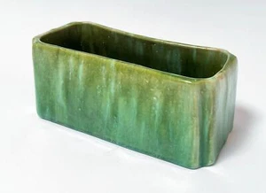 JOHN CAMPBELL AUSTRALIAN POTTERY DRIP GLAZED TROUGH VASE TASMANIAN SIGNED AF - Picture 1 of 8