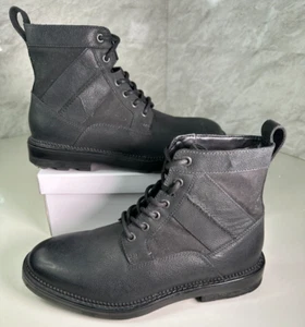 Stivali Clarks da uomo stile combattimento neri taglia 9G UK 43 EU ammortizzati ottime condizioni 2016 - Foto 1 di 20