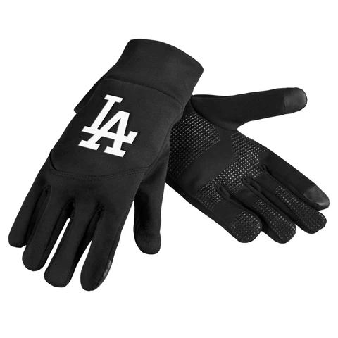 Los Angeles Dodgers Neoprene Gloves Sports Logo Winter NEW Texting Tips High End Cover