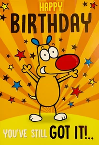 Happy Birthday humorvolle Comedy Grußkarte, nagelneu - Bild 1 von 1