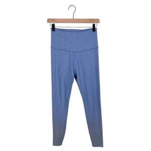 Beyond Yoga Alloy Ombre High Waisted Midi Legging Serene Blue Sparkle Size Large - Bild 1 von 7
