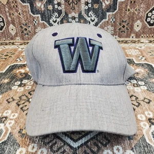 Washington Huskies Zephyr Fitted M/L Größe grau Stretch Fit Mütze Cap - Bild 1 von 10