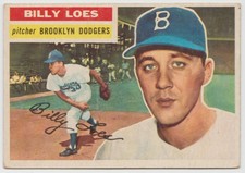 Topps 1956 Billy Loes #270 Brooklyn Dodgers