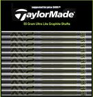8 Pcs Taylormade .370 M2 Reax Ultralite 55G Senior (A) Flex Graphite Iron Shafts