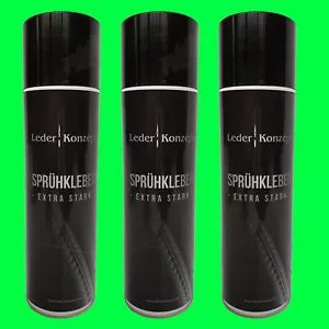 3 x 500ml Sprühkleber Industriekleber Kontaktkleber Stark Polster Schaumstoff - Bild 1 von 2