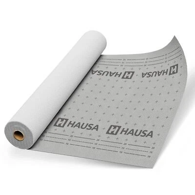 Dachbahn Dachfolie HAUSA 100g Unterspannbahn Dach Unterdeckbahn Schalungsbahn - Bild 1 von 4