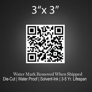 Rick Roll Prank Funny QR Code Car Window Peeker Sticker Vinyl Waterproof - Picture 1 of 2