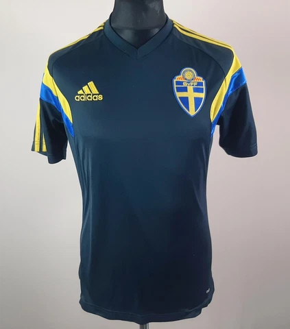 Sweden 2014/2015 ADIDAS Training Football Shirt Mens Size M Black Adizero Jersey Cover