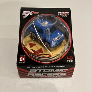 Brand New Sealed EXRC Atomic Racers Remote Control Car Blue 49 MHZ - Picture 1 of 5